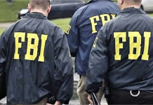 HORROR IN MICHIGAN: GUNMAN RAMS VEHICLE INTO JEWISH SYNAGOGUE, OPENS FIRE BEFORE BEING SHOT DEAD Federal Bureau of Investigation (FBI) agents used to illustrate the story