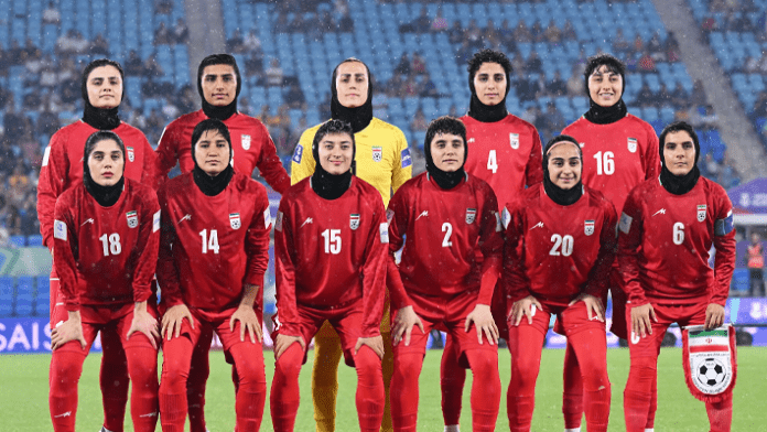 Iranian women’s football team [Credit: Getty Images]