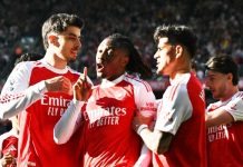 EPL: Superlative Eze Fires Arsenal Back Into Top Spot