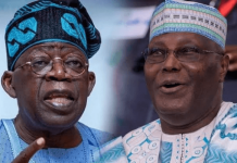 Bola Ahmed Tinubu Tackles Atiku Abubakar, Says He Failed Nigerians as Vice President (Video)