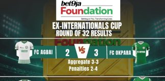 Bet9ja Foundation Ex-Internationals Cup: Relief for Oloyede, Okpara, Obafemi & Dominic as Four Legends Book Round of 16 Spots