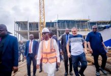 Otti Inspects Ongoing Construction of New Governor’s Office, Official Residence in Umuahia