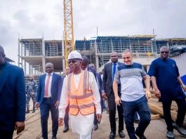 Otti Inspects Ongoing Construction of New Governor’s Office, Official Residence in Umuahia