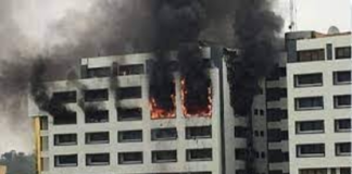 Fire Guts Federal Mortgage Bank Headquarters in Abuja