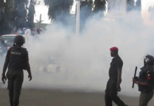 Osun Election: ‘Corpers Ran for Their Lives’ — Woman Alleges Police Tear-Gassed Voters (VIDEO)