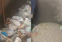 ASEPA Seals Aba Property Over Discovery Of 100 Bags Of Human Waste Manually excavated & a sewage tank inside a room in the apartment (Video)