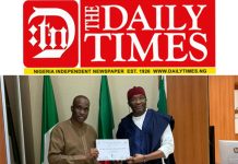 Daily Times Names Ben Kalu As Lawmaker Of The Year, Presents Official Nomination Letter