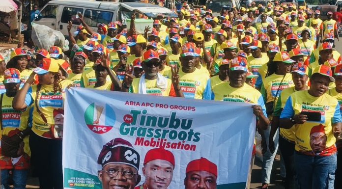 Bende 2027: Uzuakoli Erupts as Thousands Rally Behind Ben Kalu’s Re-election Bid