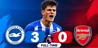 Brighton shock Arsenal as Everton, Newcastle secure wins