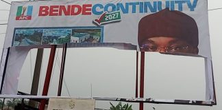 Hoodlums vandalise Tinubu, Kalu campaign billboards in Abia