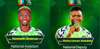 City Boy Movement appoints Super Eagles players Omeruo, Shehu to sports leadership roles